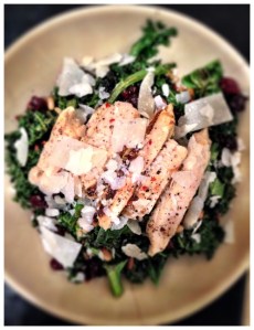 Roasted Kale Chicken Salad
