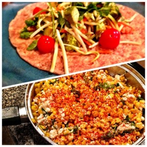 Lime Fish Tacos and Mexican Street Corn
