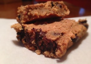 Paleo Chocolate Chip Banana Bars