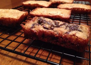 GF Chocolate Cherry Banana Bread
