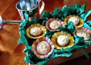 GF Vanilla Cupcakes with Buttercream Frosting 