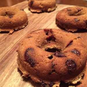 Paleo Pumpkin Spice Chocolate Chip Donuts