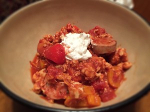 Spicy Turkey Chili With Greek Yogurt