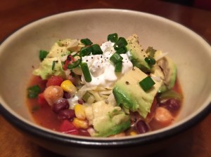 Black Bean and Chickpea Lime Chili 