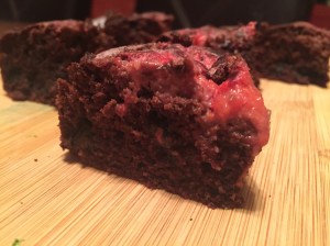Strawberry Swirl Paleo Brownies