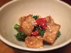 Stir Fried Broccoli and Tempeh
