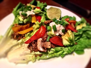 Vegan Lentil Walnut Tacos with Cashew Cream