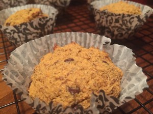 GF Sweet Potato Chocolate Chip Muffins 