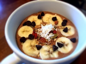 Trick Out Your Treat - Chocolate Pumpkin Spice Smoothie 