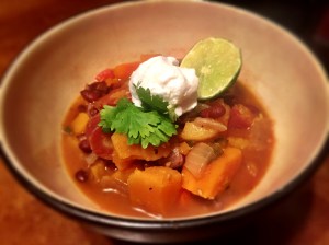 Butternut Squash Black Bean Chili