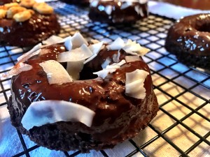 Triple Chocolate Paleo Donuts